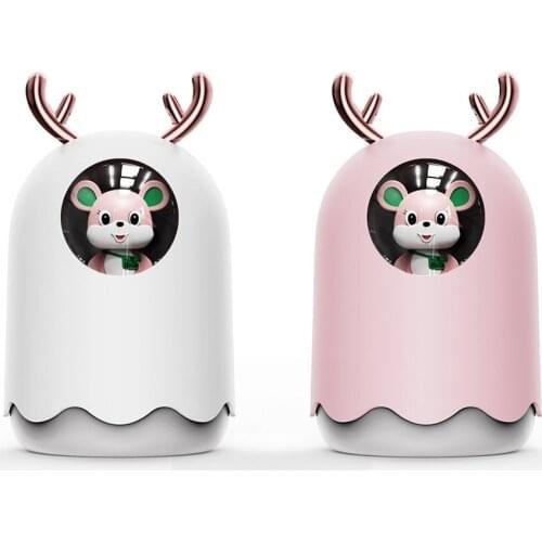 300ml Usb Ultrasonic Air Humidifier Aroma Essential Oil Diffuser Pet Aromatheraphy Humidifier With Romantic Light For Home