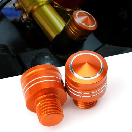 For KTM 790 Duke 2018 2019 125 390 Duke 2013-2019 690 SMC-R 2019 Motorcycle CNC Mirror Hole Plug Screw Universal M10X1.25
