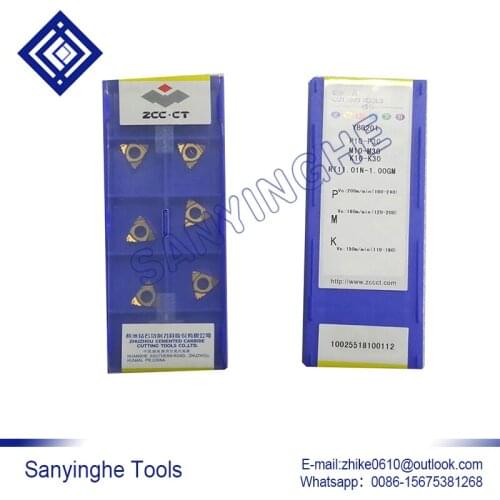 Free shipping high quality 10pcs/lots YBG201 RT11.01N-1.00GM cnc carbide threading inserts, turning inserts cnc blade