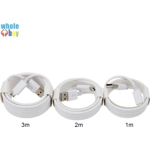 100pcs Micro USB Cable Mobile Phone Charging Cable 1M 2M 3M Data Sync Charger Cable for Samsung Galaxy S3 S4 S5 S6 S7 Edge Plus