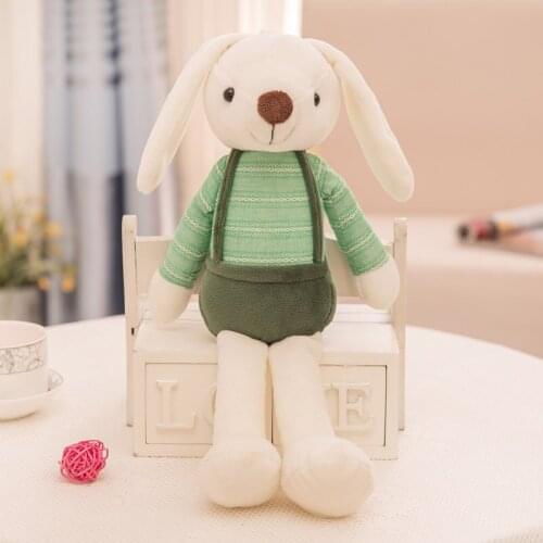 100pcs/lot Multi Colors 40cm Exquisite Easter Rabbit Toy New Arrival Stuffed Plush Bunny Cute Children Gift Toy