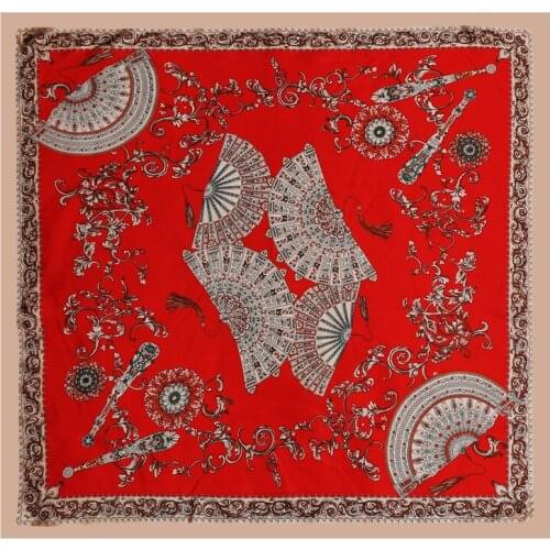 2021 Summer Silk Square Scarf Women Head Hijab Bandana Lady Hair Band Large Wraps Shawl Neckerchief Headband Female Foulard