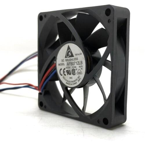 7015 12V AFB0712LB 3-Wire Slim Chassis CPU Mute Ball Fan 7CM Ultra-Quiet cooling fan