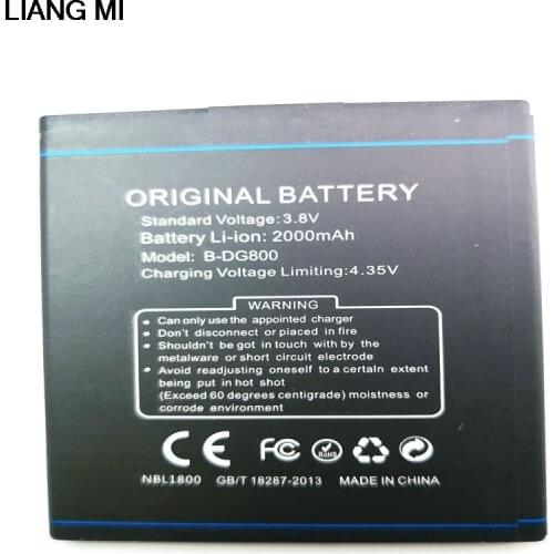 For Doogee DG800 B-DG800 2000mAh Battery For Doogee VALENCIA B DG800 DG 800 Mobile phone Battery with phone stander