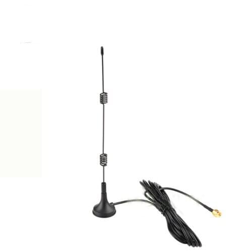 WiFi Antenna High Gain 2.4G 7dBi RP-SMA Male Suction Cup Wireless Router Antenna