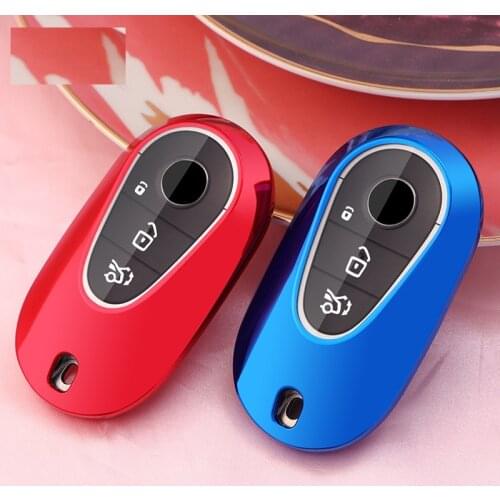 TPU Car Remote Key Case Cover For Mercedes Benz W223 Class S300 S350 S450 S500 2020 2021