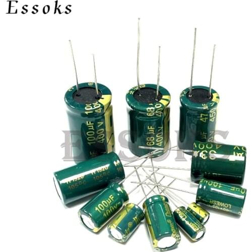 5pcs Electrolytic Capacitor 250V100UF 250V 100UF 13X25 16X25 mm High Frequency Low ESR Aluminum Capacitors