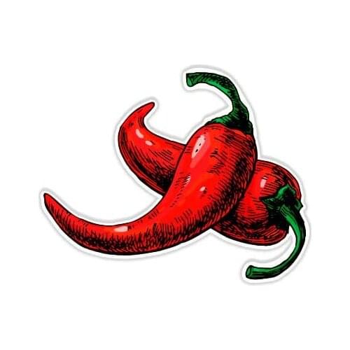 GT Graphics Chili Peppers - Vinyl Sticker Waterproof Decal