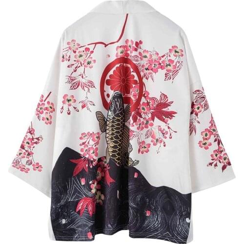 Japan large size men clothing Chinese style and wind half sleeve Taoist robe loose add fat add seven sleeve hanfu mens fat coat