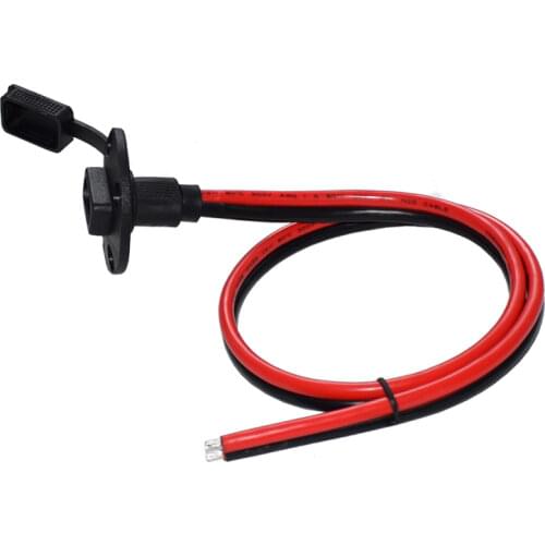 10AWG SAE Cable 2 Pin Quick Disconnect Automotive Panel Extension Cable Screw Holes for Solar Panels Battrey Motorcycles Battery