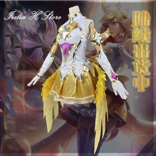 LOL Star Guardian Soraka Cosplay Costume Halloween costumes dress female wings