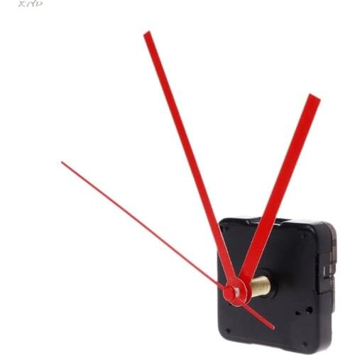 Quartz Clock Movement Mechanism Hands Wall Repair Tool Parts Silent Kit Set DIY Red Pointer 32