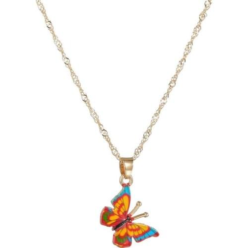 YADA fashion INS Butterfly Chain Crystal Presents&Necklace For women Necklaces Party Wedding Bridal Butterfly Necklace SE200052