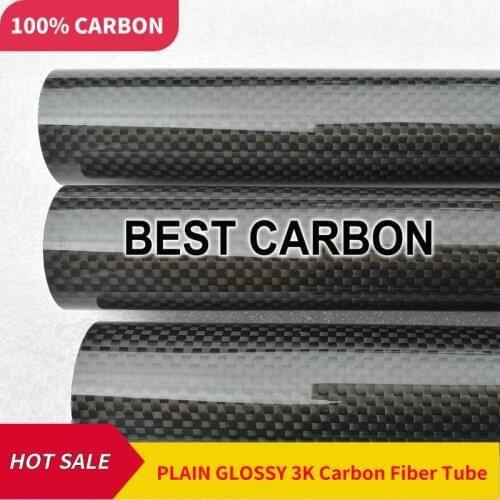 70mm x 66mm High quality 3K Carbon Fiber Fabric Wound/Winded/WovenTube