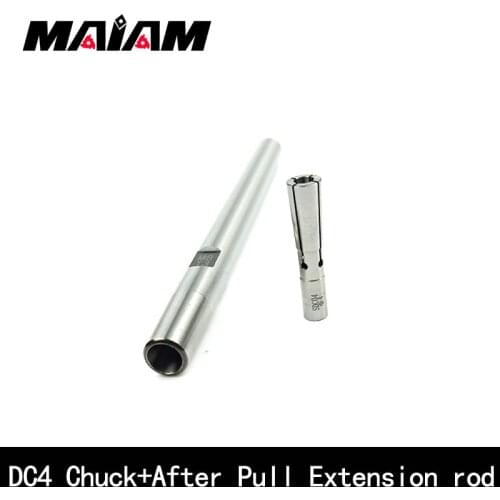 A set high precision 0.003/0.005 cnc dc chuck tool holder extension rod c10 sdc4 130l and dc4 3mm 4mm after pull extension rod