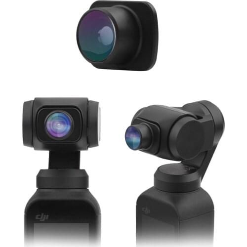 Portable Fisheye Lens for Osmo Pocket Handheld Gimbal Optical Glass Camera Lens for DJI Pocket 2 Handheld Gimbal Accessories