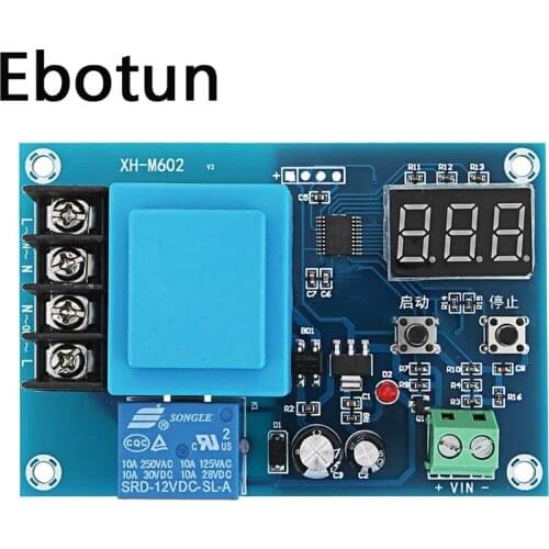 XH-M602 Digital Control Battery Charging Control Module AC 220V Lithium Storage Battery Charger Control Switch Protection Board