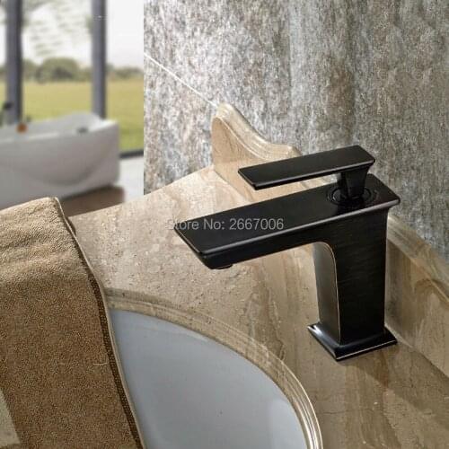 GIZERO High Quality Basin Sink Faucet Mixer Tap Solid Brass Noble&Elegant Single Handle Bathroom Waterfall Taps Deck Mount ZR363