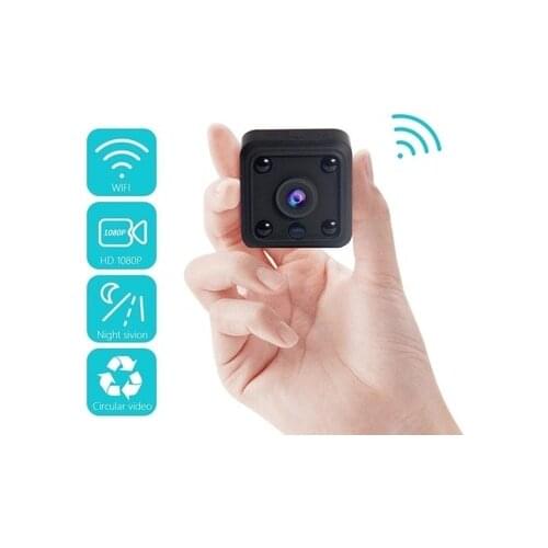 1080p WiFi Mini Camera Night Vision Mobile Detection Sports Camera Outdoor Sports DV Home Baby Mobile Phone Remote Camera