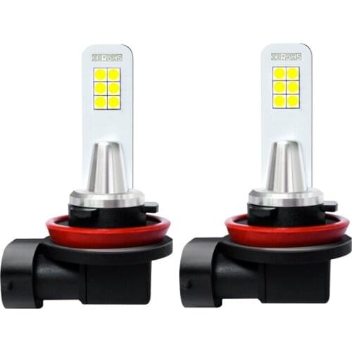2x H7 LED Bulb 3030 chip 12w Car Fog Lights 12V 24V White Motor Truck DRL Driving Day Running Light Auto Led H7 Bulb