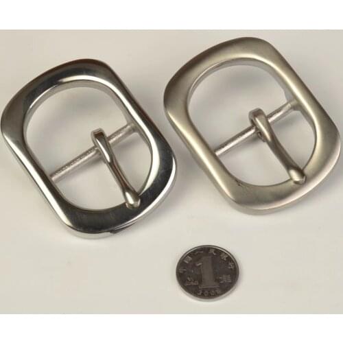 DIY women Tri-glide design simple brief leather belt buckle 2pcs/lot