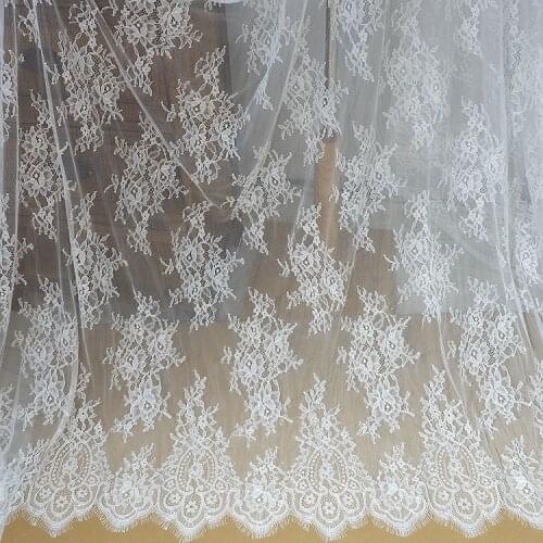 3meter/lot Export good quality mesh eyelash lace accessories Handmade DIY clothing wedding dress