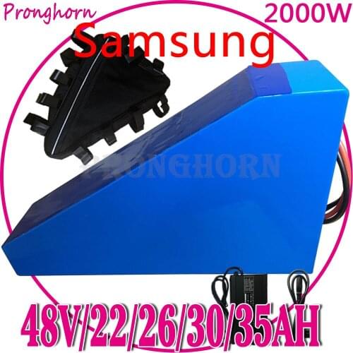 48V Battery Pack 48V 35AH 30AH 26Ah 25AH 21AH 20AH Electric Bike Lithium Battery 48V 1500W 2000W E-Bike Battery use Samsung Cell