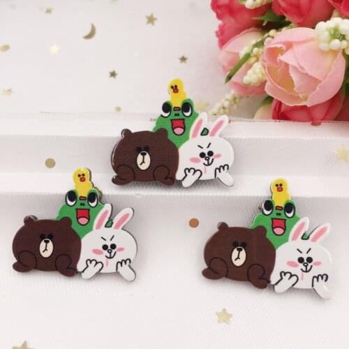 Colorful Lovely combination Flatback Acrylic sheet Miniature pattern applique 8PCS scrapbook DIY Home Decor crafts