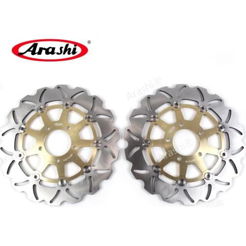 ARASHI DL V-STORM 650 1000 CNC Floating Front Brake Rotors Disc For SUZUKI DL650 VSTORM 2004 2005 2006 / DL1000 2002-2010