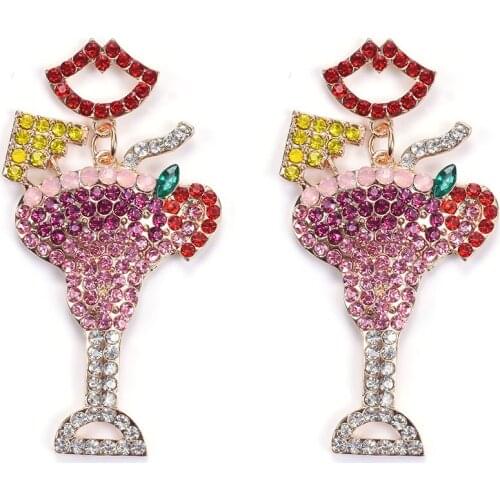 Austria Crystal Rhinestone Long Earrings Women Wedding Bridal Party Dangle Earrings Jewelry Indian Retro ZA Earrings 2019 nEW