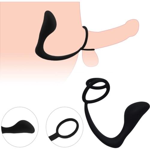 Adult Anal Butt Plug Dildo Cock Penis Ring Prostate Massage Sex Toys For Women Men Gay Phalluses Erotic Orgasm Delay Sex Shop