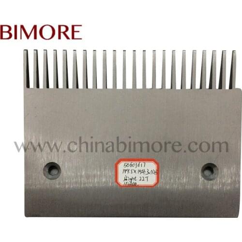 50603617 9500 Travelator Comb,L 199.5mm, Width 154.3mm, Install Size 145mm, Right & Midle 22T
