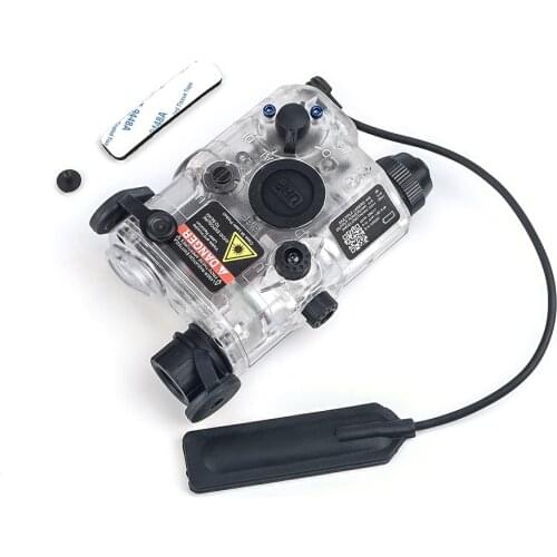 LA-5C/PEQ-15/Tactical transparent version red laser IR laser pointer LED lighting flashlight