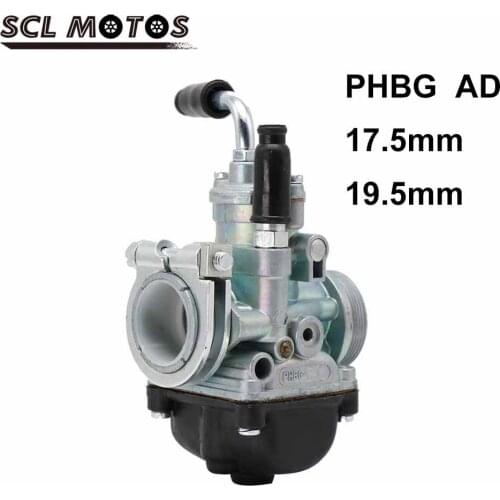SCL MOTOS PHBG AD 17.5mm 19.5mm Motorcycle Carburetor Carb Racing Motorbike Accessories Carburador High Quality
