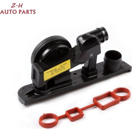New Crankcase Breather Seal 06F 103 483 E & PCV Pressure Control Valve For VW Golf Jetta Passat A3 A4 Quattro 2.0T 06F 129 101 L