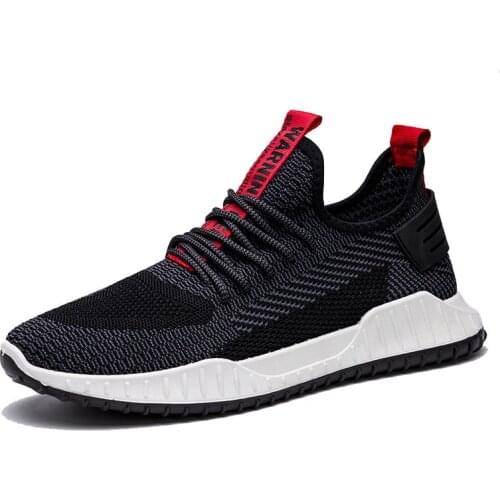 New Mesh Men Sneakers Casual Shoes Lac-up Men Shoes Lightweight Comfortable Breathable Walking Sneakers Zapatillas Hombre H498