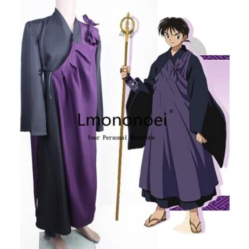 Lmononoei Inuyasha Miroku Cosplay Costume