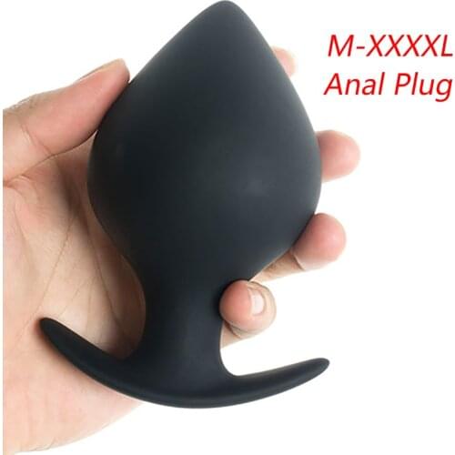 M-XXXXL Big Anal Plug Silicone Butt Plug Fetish Men Prostate Massager Anal Beads Adult Sex Toys for Women Men Anal Dilator