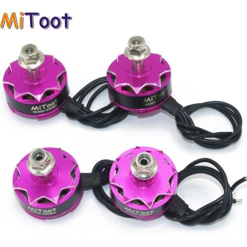 4pcs/lot Mitoot R2306 2400KV 3-4S 12N14P FPV Racing Brushless Motor For RC Racing Drone Quadcopter