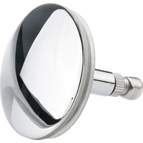 Wholesales item Chrome Bathtub Basin Drain Stopper Plug Bathroom Bath Plug Bathtub Drain Silver
