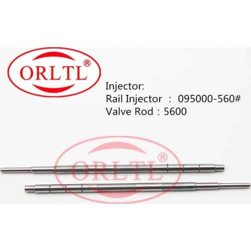 ORLTL Fuel injector valve rod 5600(118.4mm) for 095000-560# Runderon Diesel Spare Parts Common Rail Injector Valve Rod