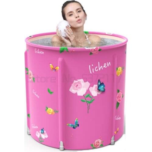 Full body bath tub bath tub thickened foldable bath tub medicine bath tub adult bath tub