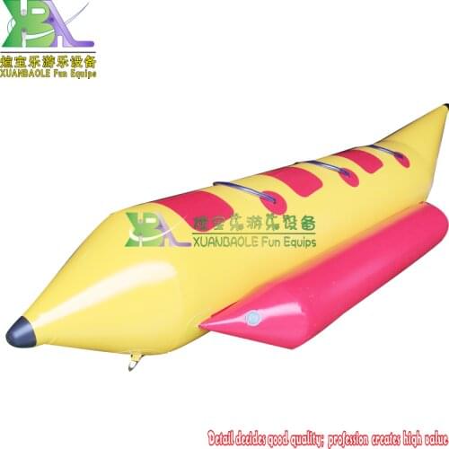 Water sport 3 seats inflatable banana boat for sea water