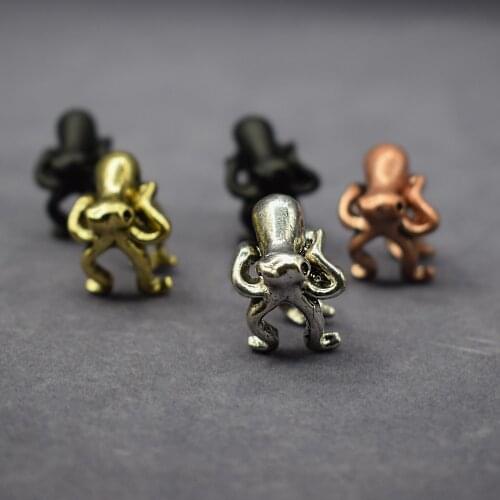 Vintage Octopus Rings Fashion Retro Style Adjustable Octopus Rings For Women Men Octopus Jewellery