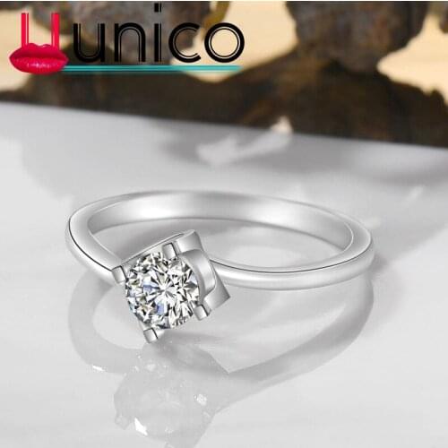 Twisted arm single diamond bull head simulation diamond ring 45 minutes small diamond ring light arm four claw crown bracelet