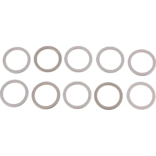 10 Pcs 18mm Engine Oil Crush Washers Drain Plug Gasket Rings For Toyota Lexus Aluminum 90430-18008 Car Accessories