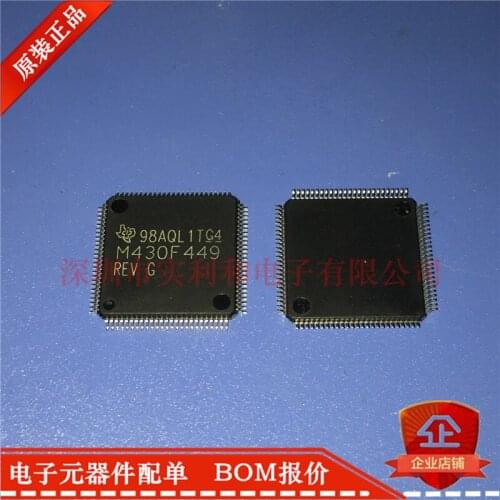 100% New Original In Stock MSP430F449IPZ MSP430F449IPZRG4 M430F449 LQFP100