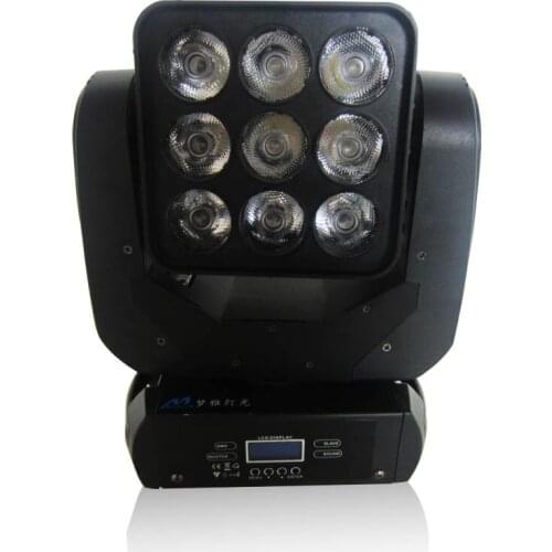 2pcs/lot aliexpress online for sell 9pcs*10w 4 in 1 RGBW led matrix moving head beam light 3*3 led wash dmx dj lighting for bar