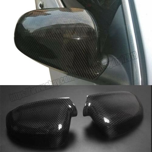 2PCS Carbon Fiber Auto Side Replacement Mirror Cover for VW Golf 5 V MK5 GTI R32