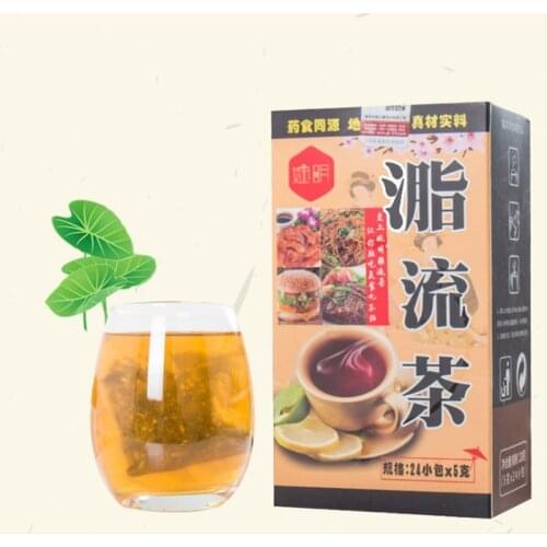 24Pcs/Set Tea Bags Slimming Detox Tea Fat Flow Tea To Sugar Beauty Health To Fat-free Oil original Hanfang Fat Flow